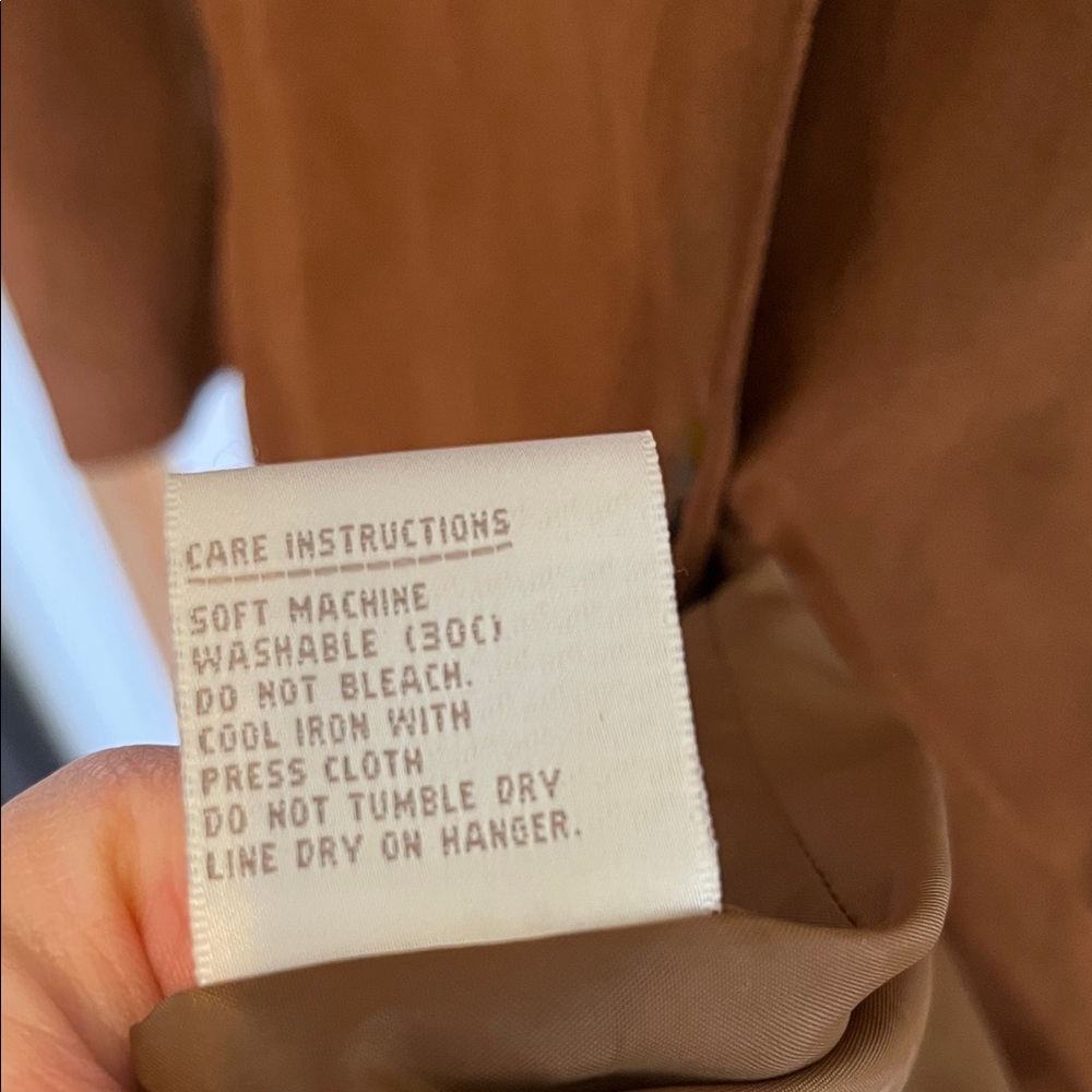Jones New York Rich Brown Trench Coat - Picture 8 of 8